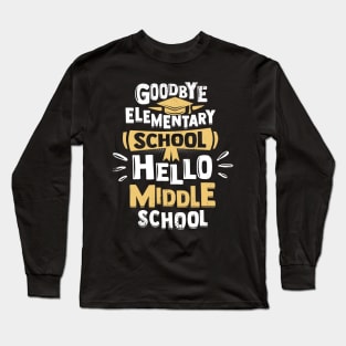 Elementary School Graduation Grade Student Gift Long Sleeve T-Shirt